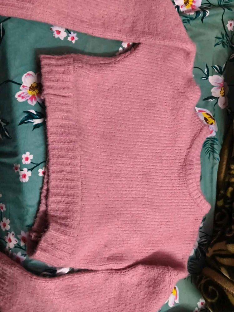 Pink Knit Sweater