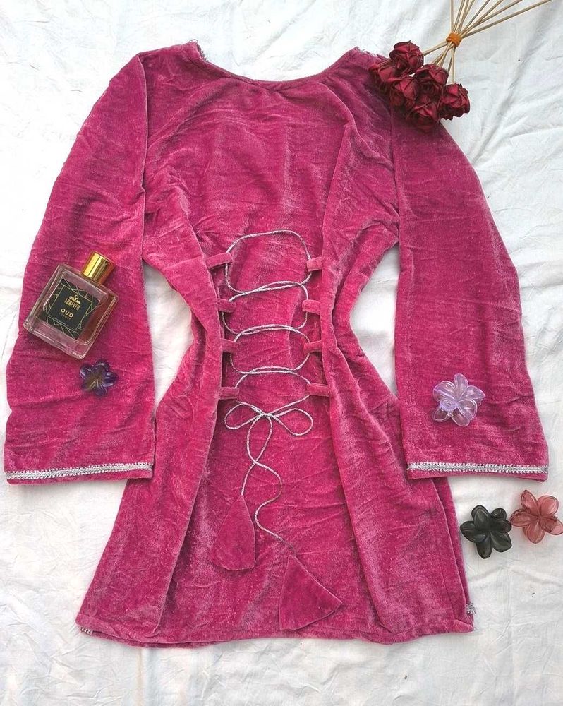 Velvet Corset Dreamy Kurti🌷