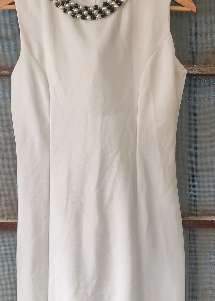 Bodycon Off White Dress