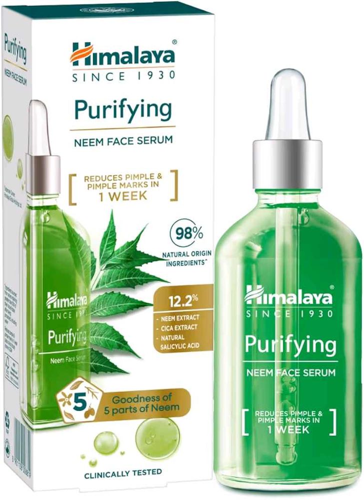 Himalaya Purifying Neem Face Serum pack of 2