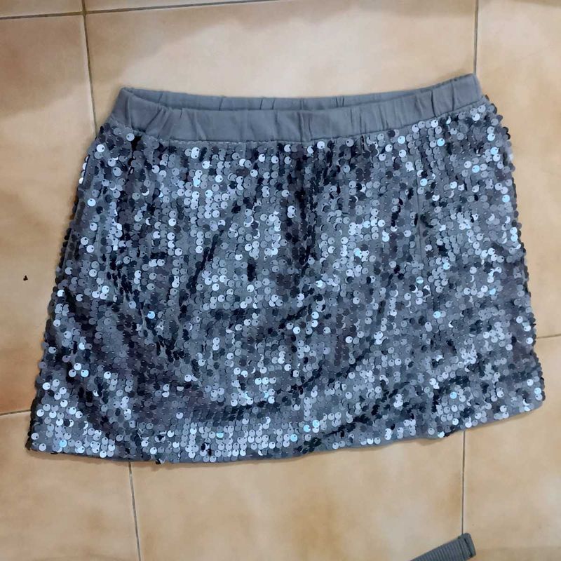 Sequin Mini Skirt
