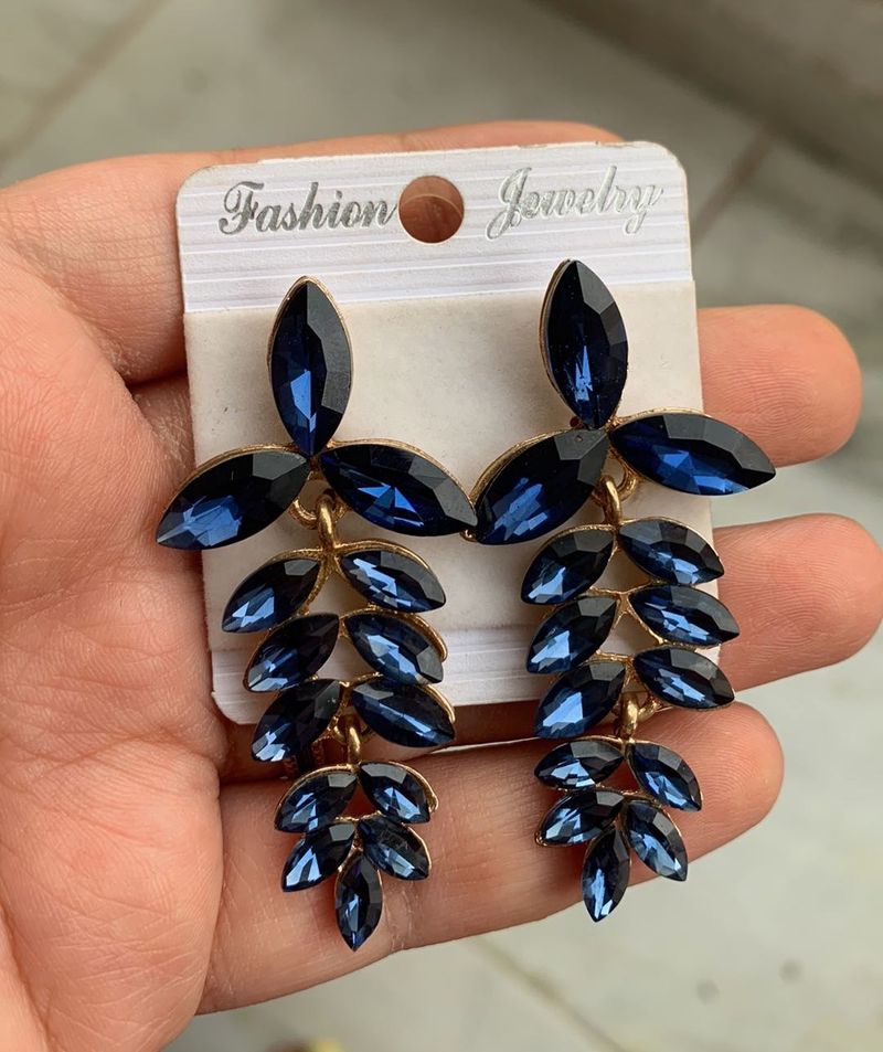 Blue Party Earrings