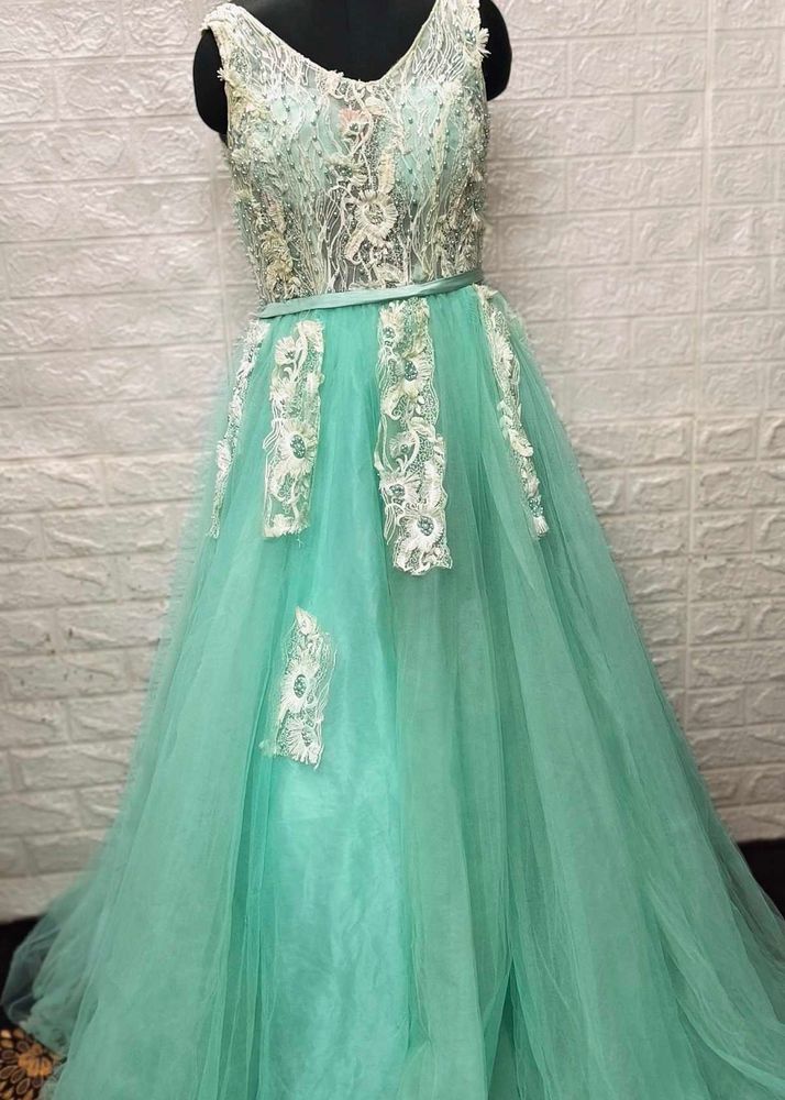 6 Layers Blue Princess Dress/ Ball Gown/ Wedding
