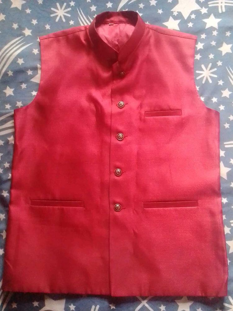 Red Ethnic Jacket