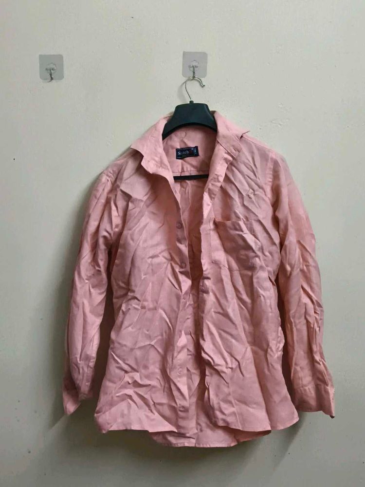 Pink Long Sleeve Shirt