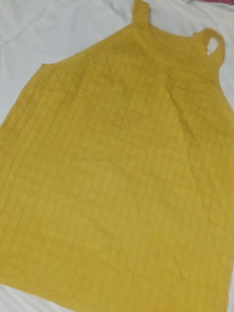 Mustard Yellow Tank Top.medium Size