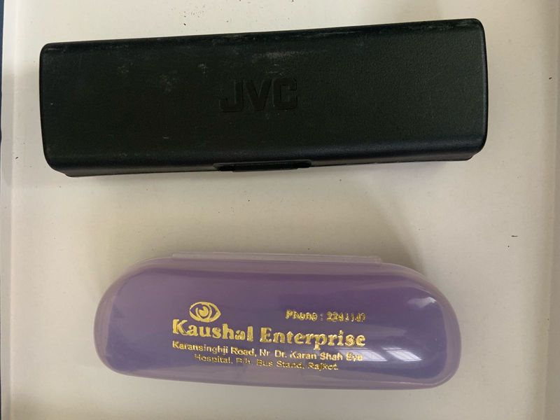 Combo Of JVC Storage And Spectacles Boxes