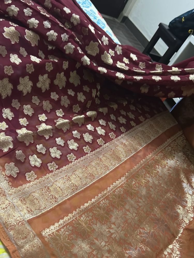 Saree With Blouse Party Wear