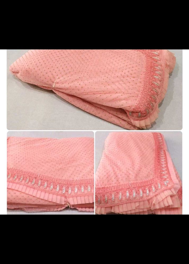 😱  new pink party wear sharee 💕