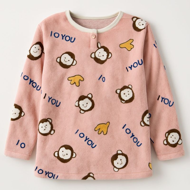 Cute Monkey Print Top
