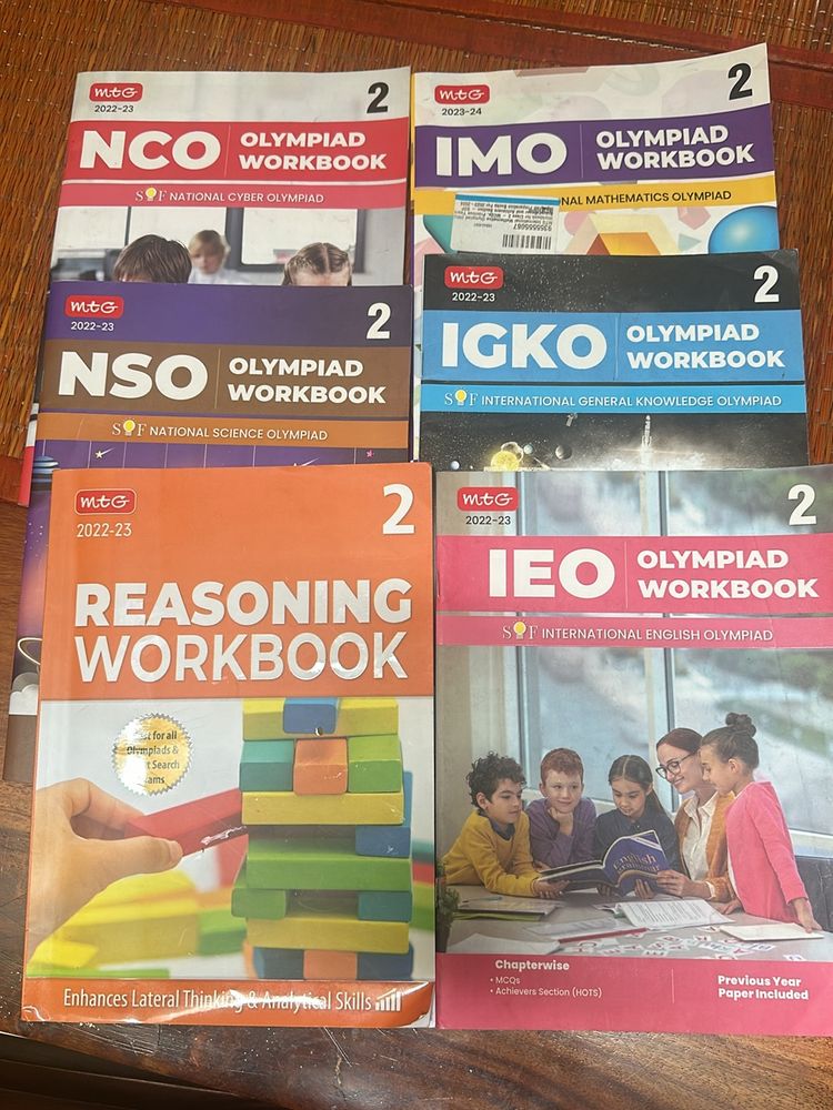 Olympiad Books Set Grade 2 With Free Worksheets