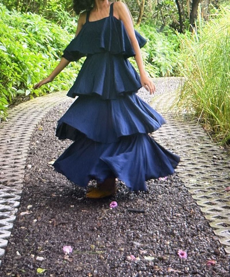 Flower Ruffle Dress