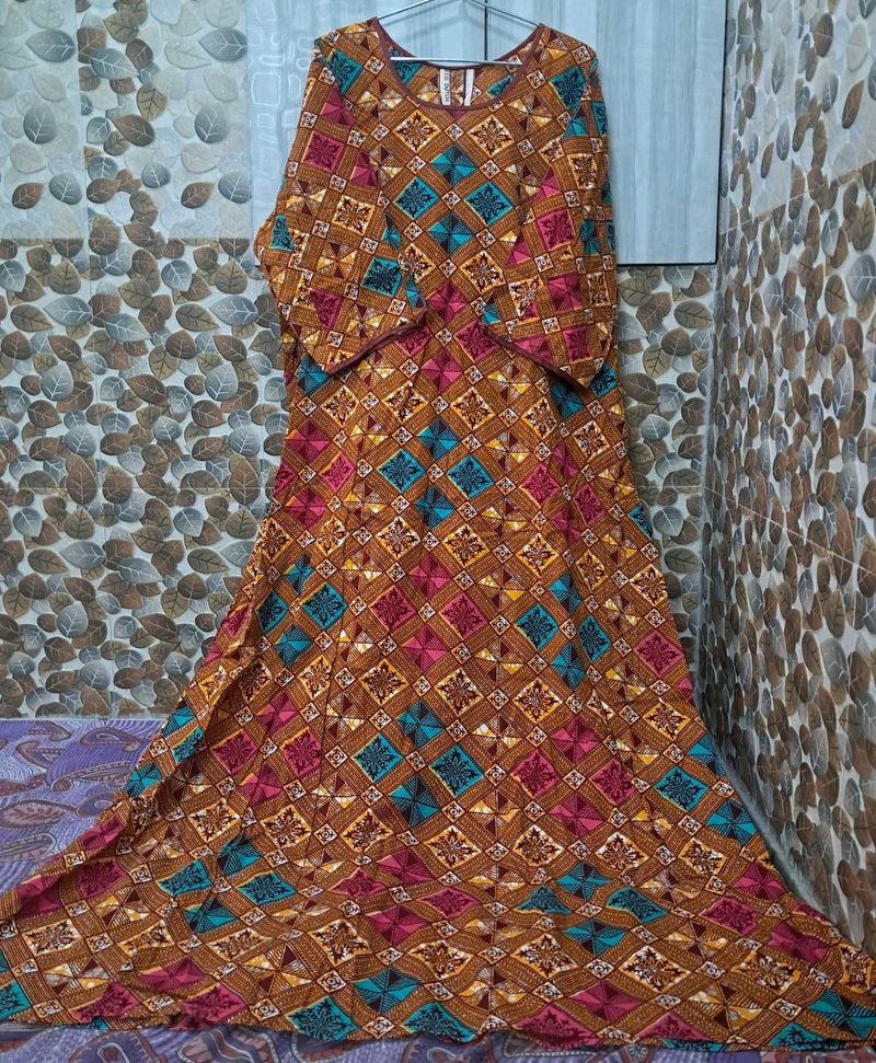 Patterned Maxi Dress