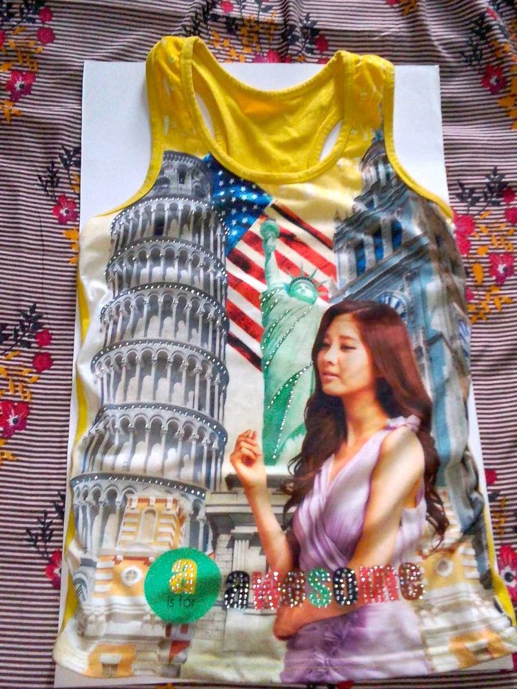 Graphic Print Tank Top