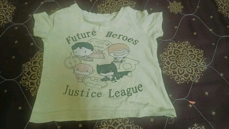 👕 Kids Justice League T-Shirt – 1 to 2 Years