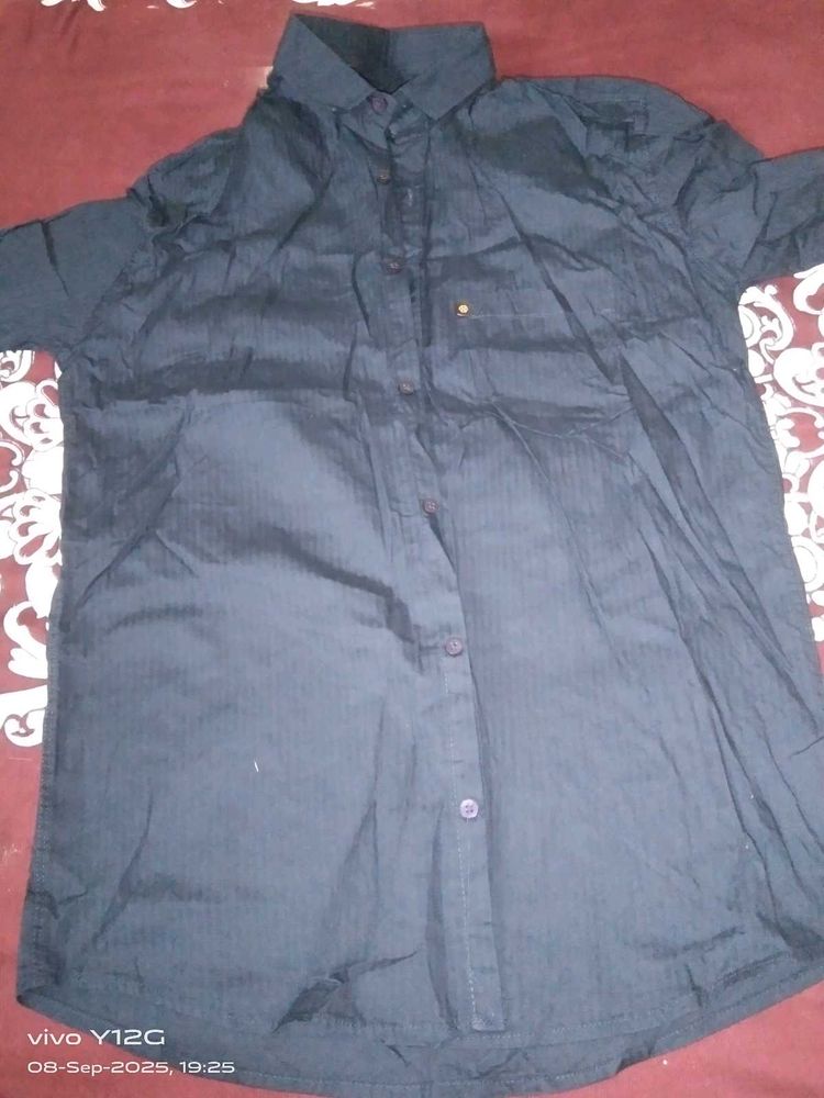 New Navy Blue Formal Shirt