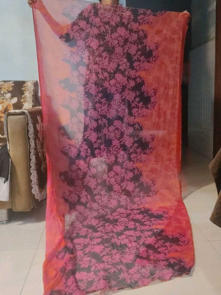 Floral Print Dupatta