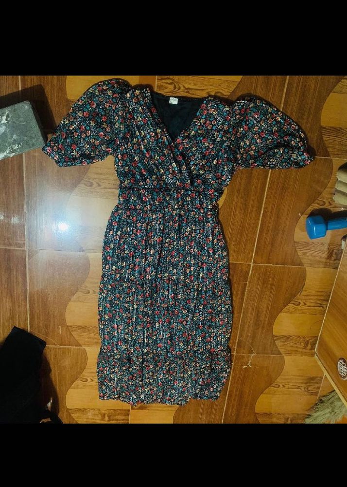 Floral Print Mini Dress