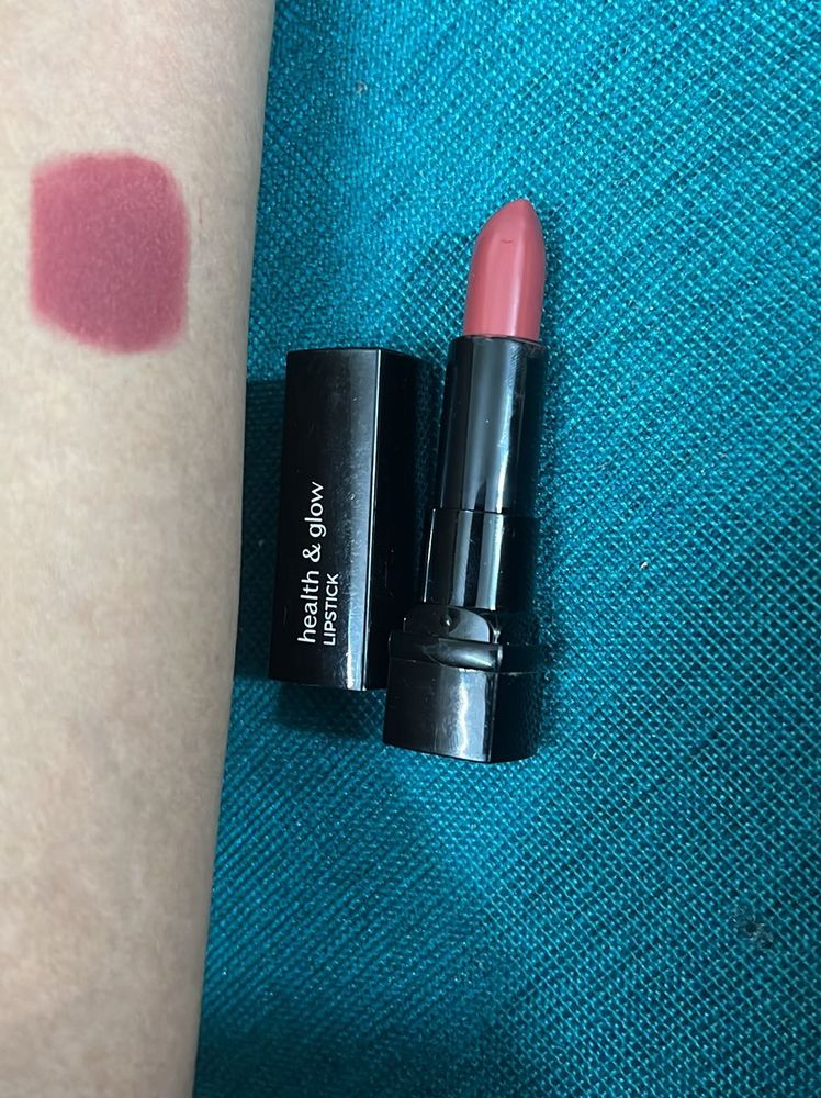 Health &amp; Glow Pink Mauve Lipstick In Creamy Matt
