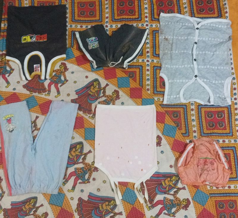 6 ITEMS KIDS WEAR FOR SUMMER