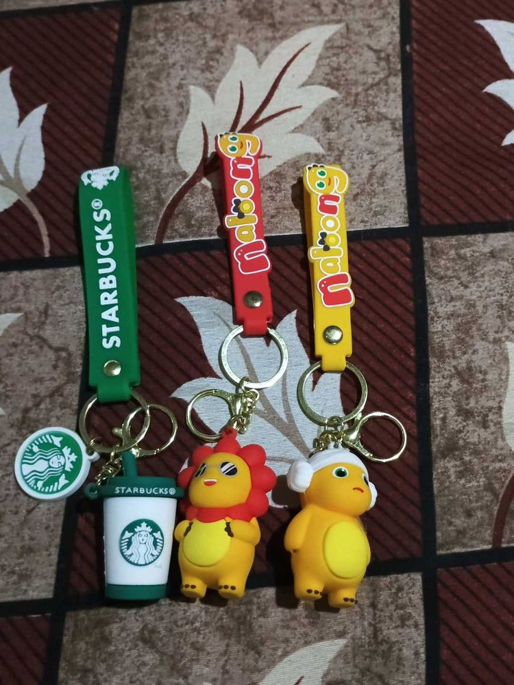 3 Keychains