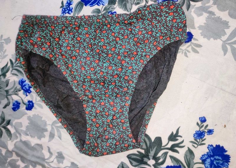 Green Print Women Underwear Penty