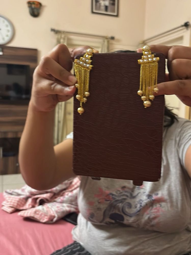 Gold Tassel Earrings