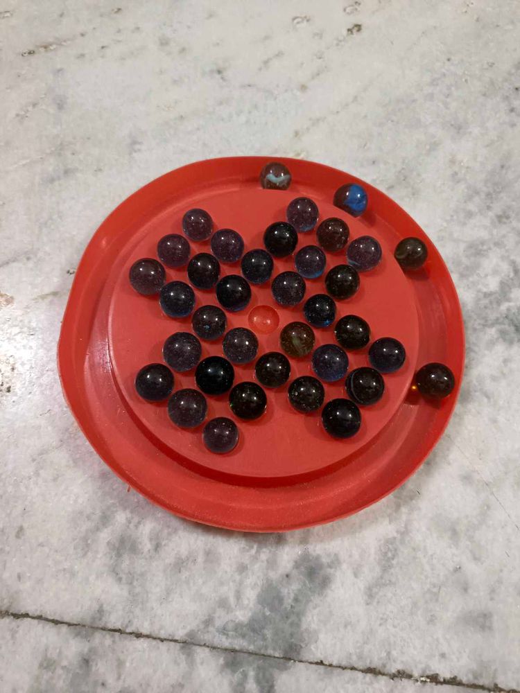 Brainvita With Marble Stones Game