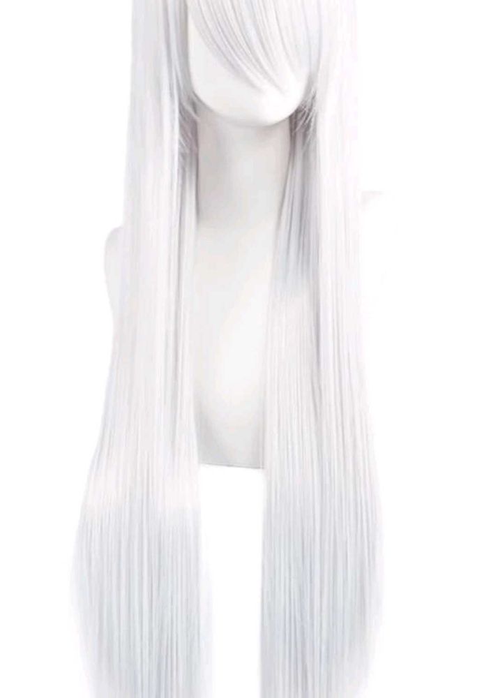 Greyish White HQ Wig For Cosplay