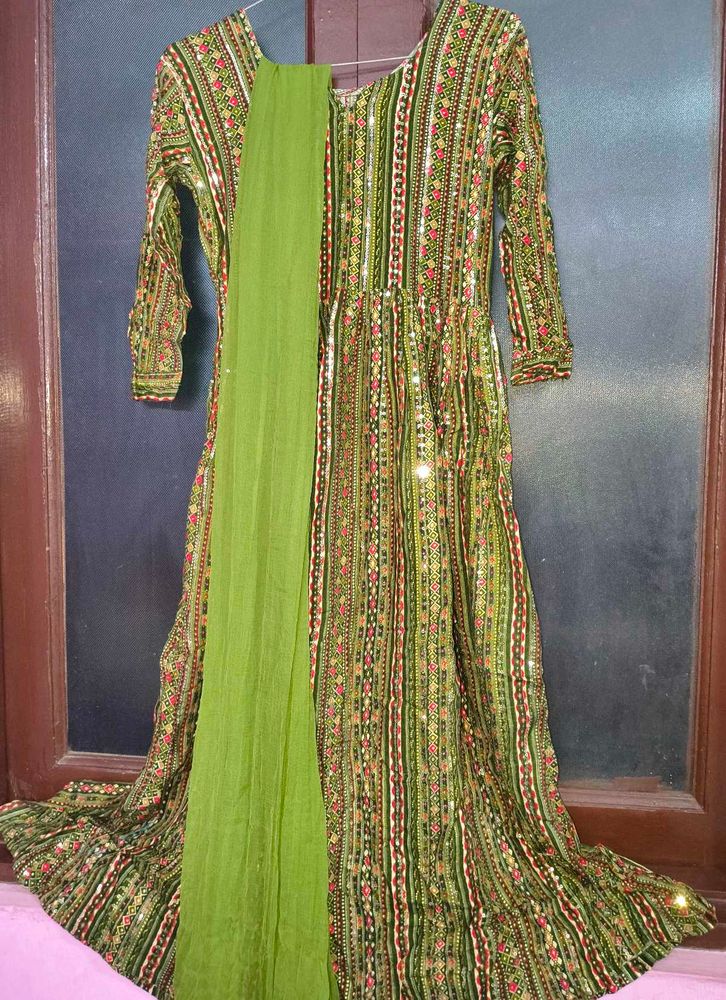 Sequins Kurta Set