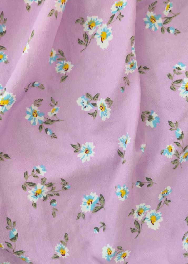 Lavender Floral Backless Dress – Beachy Vibes🪻🏖