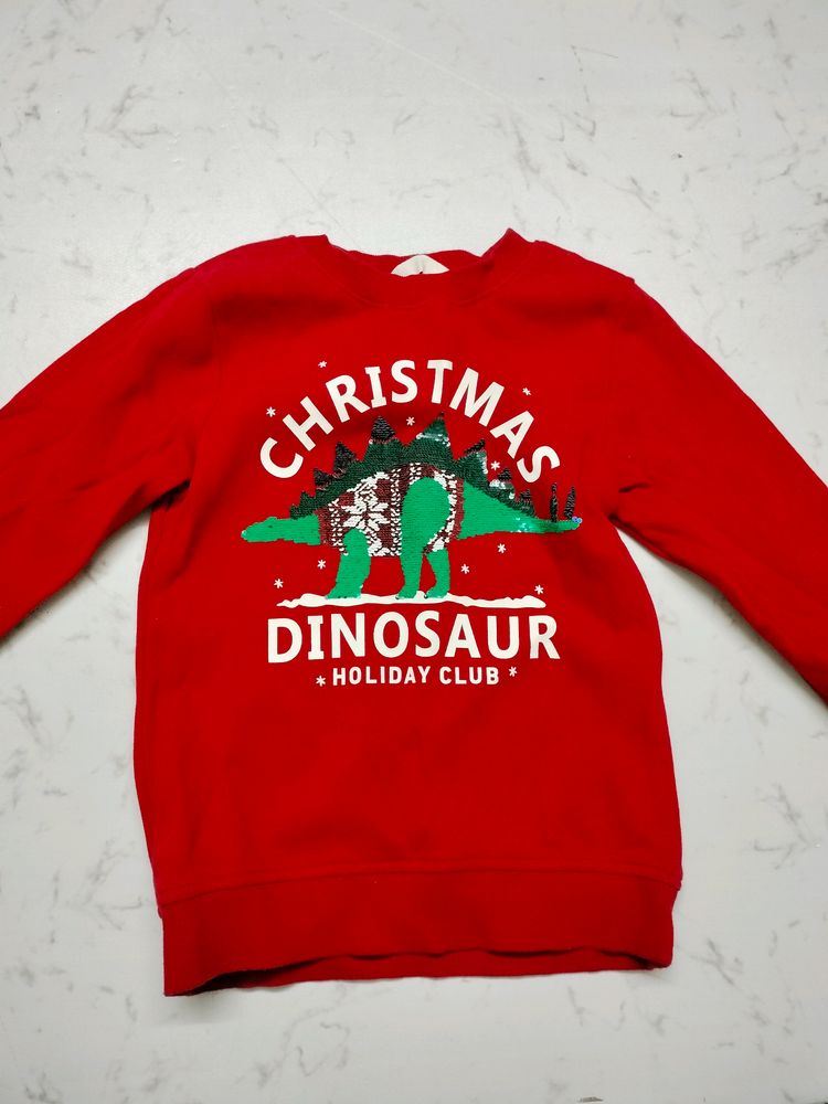 CUTE RED SWEATSHIRT H&amp;M