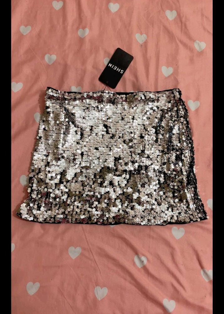 Shein Sequin Mini Skirt