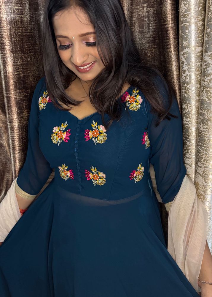 Anarkali Gown With Plazo