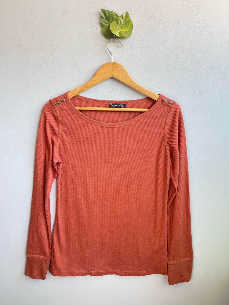 Terracotta Long Sleeve Top