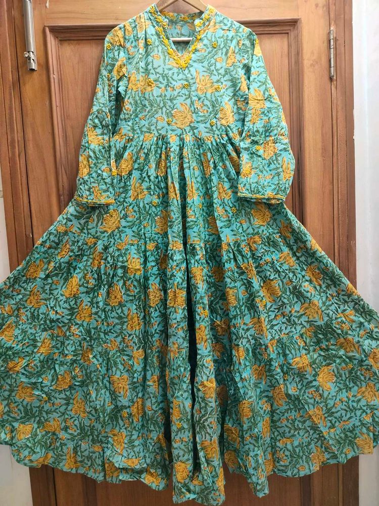 Floral Print Maxi Dress