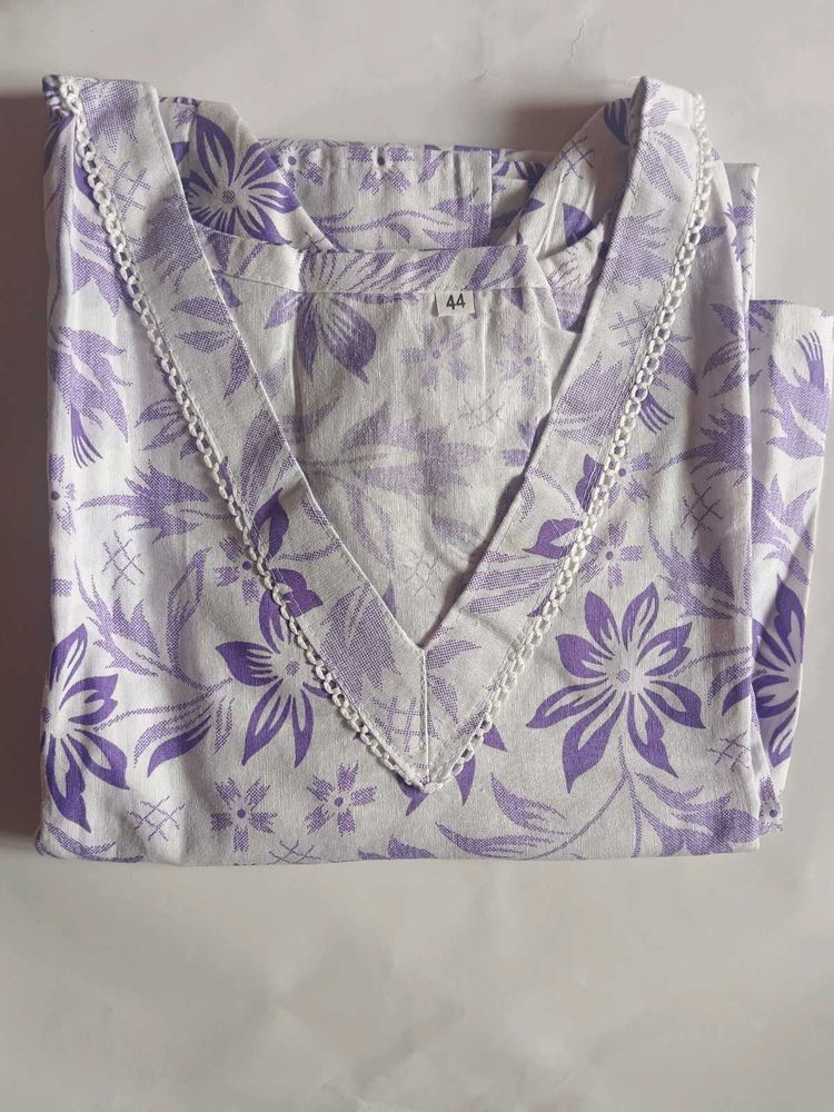 Floral Print Kurta