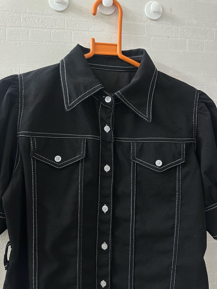 Myntra Balck Business Formal co-ord