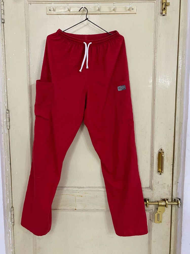 Red Casual Pants