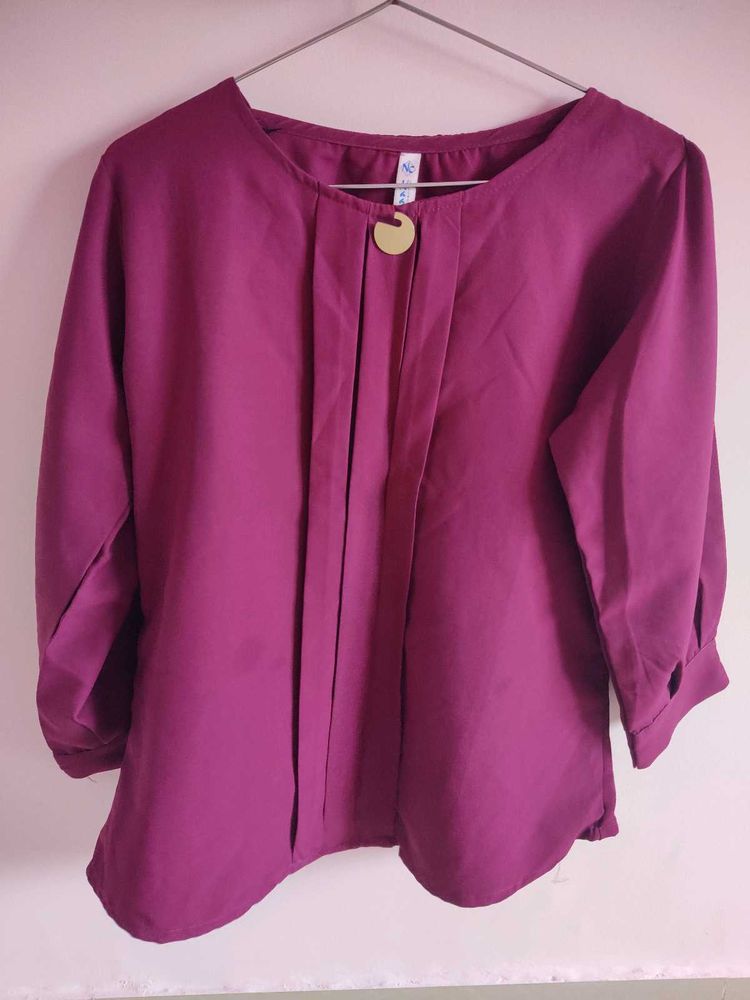 Elegant Purple Top
