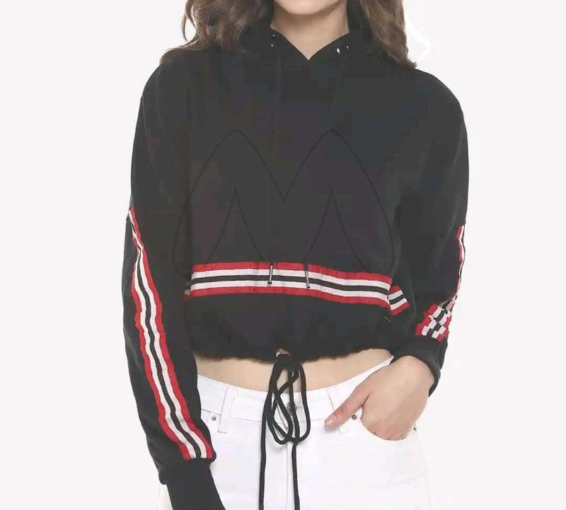 cotton hooded sweatshirt (oversized)