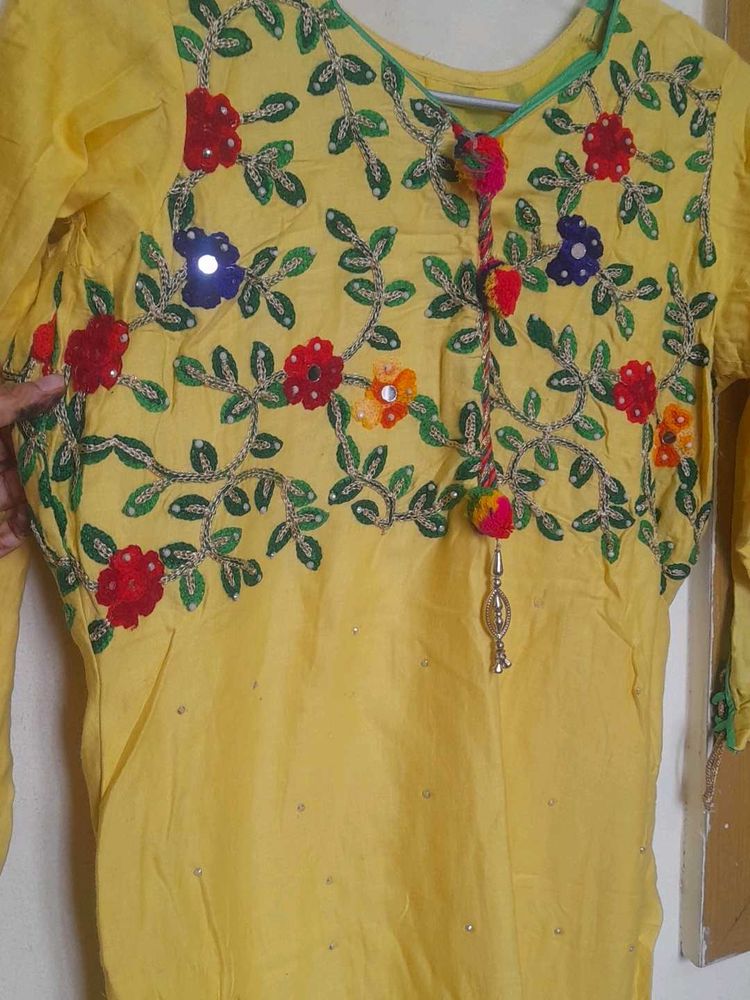 Yellow Salwar Suit