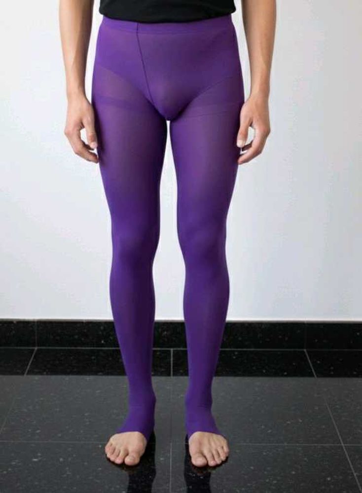 Purple Stirrup Leggings