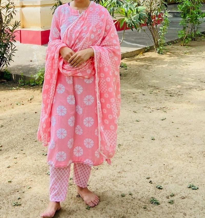 COTTON KURTA SET