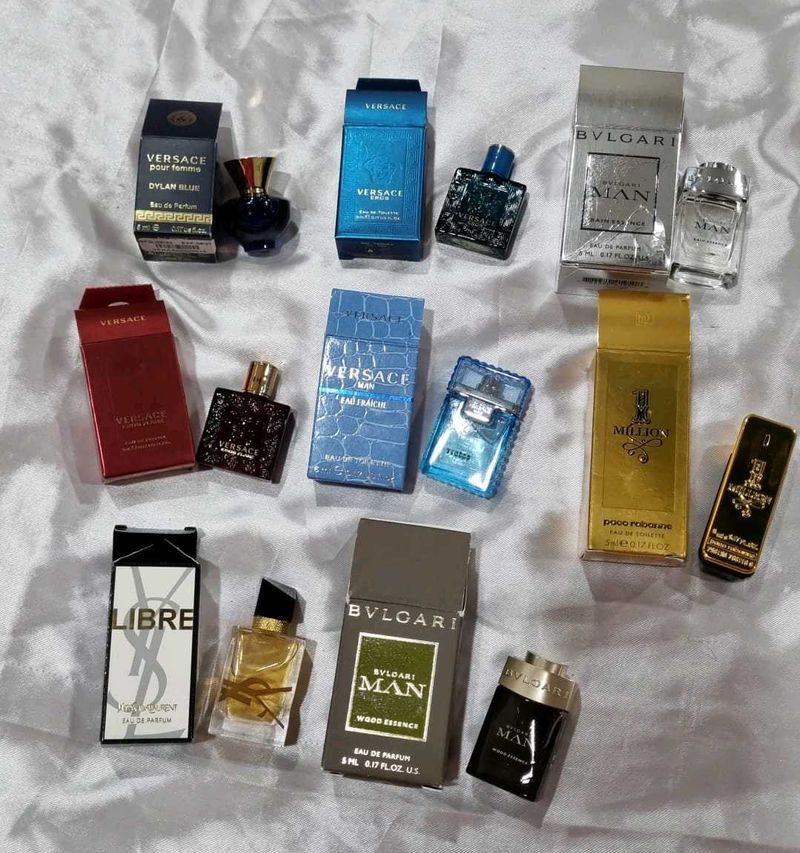 Miniature Perfume Collection - Versace, Bulgari &amp;