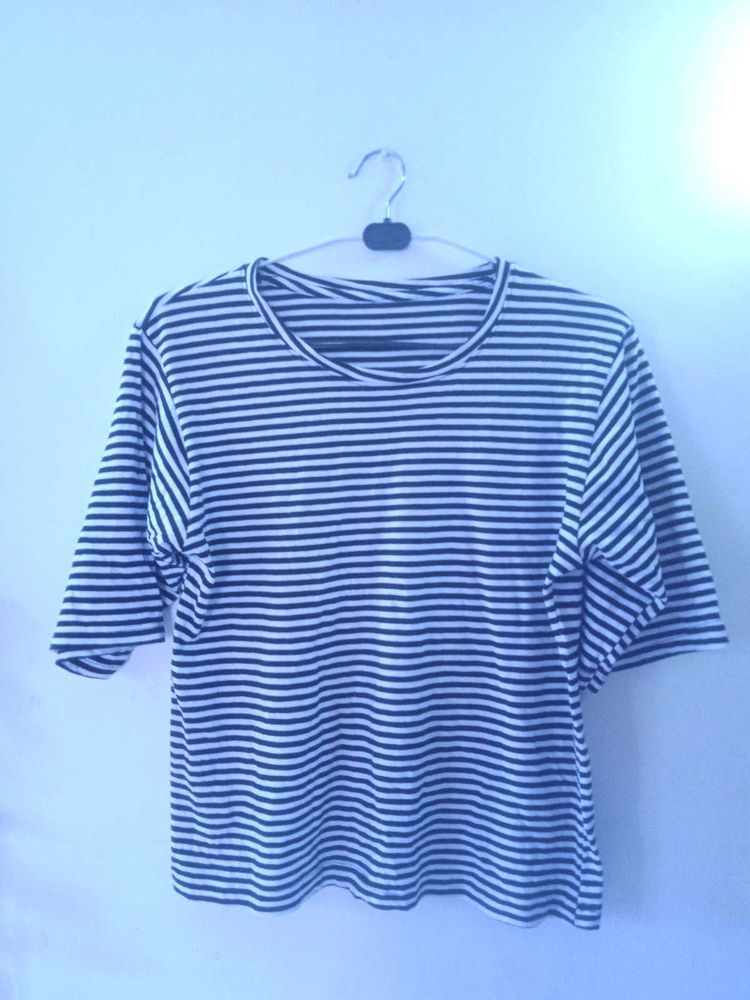 B/W striped oversized tShirt