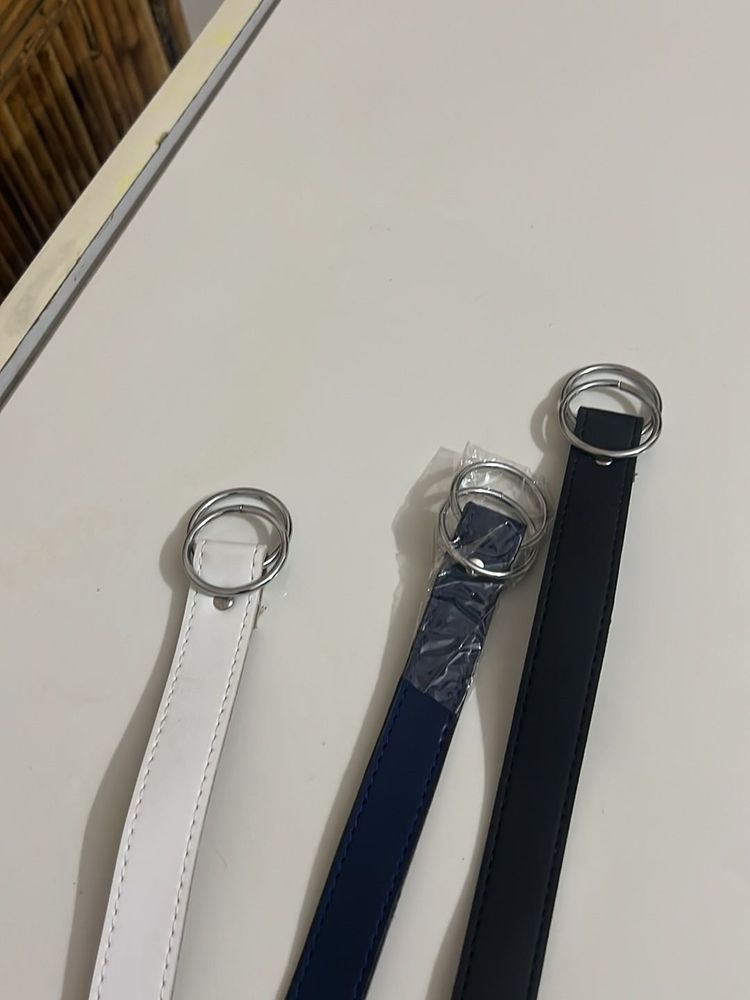 Ring Buckle Belt Set