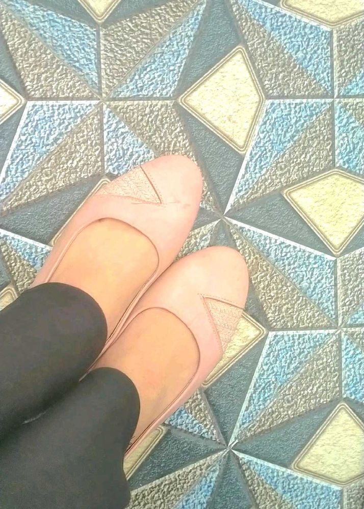 Cute Pink Ballerina Flats