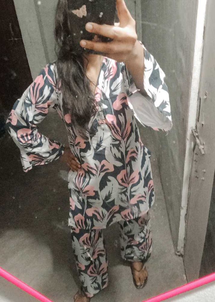 Floral Kurta Set