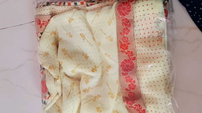 printed saree
